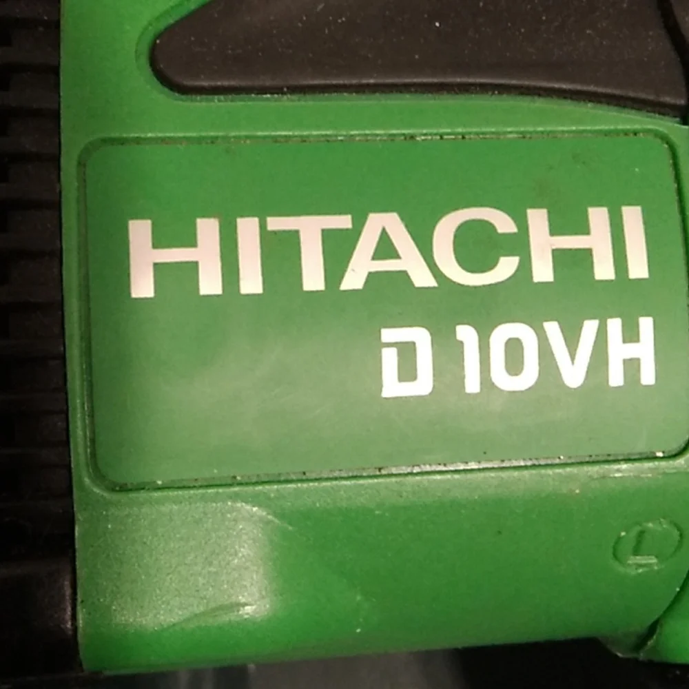 Hitachi Electric 3/8" Chuckless D 10VH Drill W/Side Handle & Crush Proof Case - Picture 4 of 7